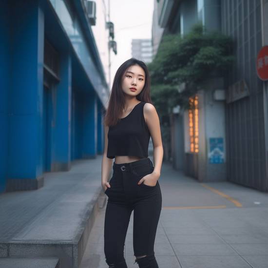 黑色牛仔褲配什么上衣好看，黑色牛仔褲上衣搭配好看秘籍