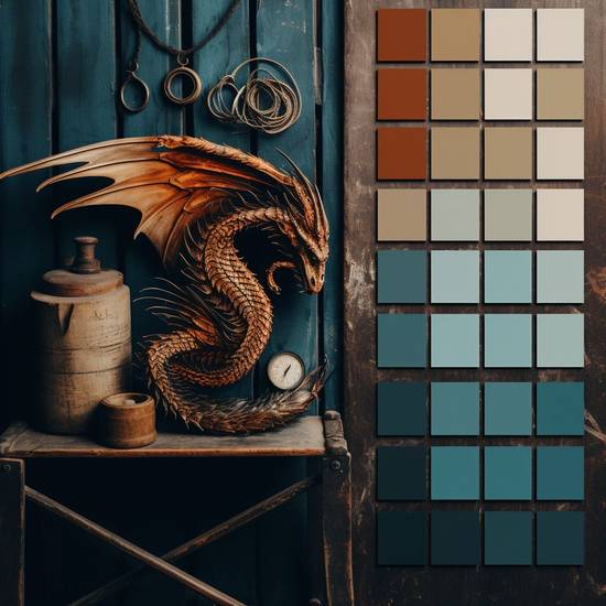 鐵銹紅配什么顏色好看,鐵銹紅最佳配色方案,打造高級溫暖質(zhì)感