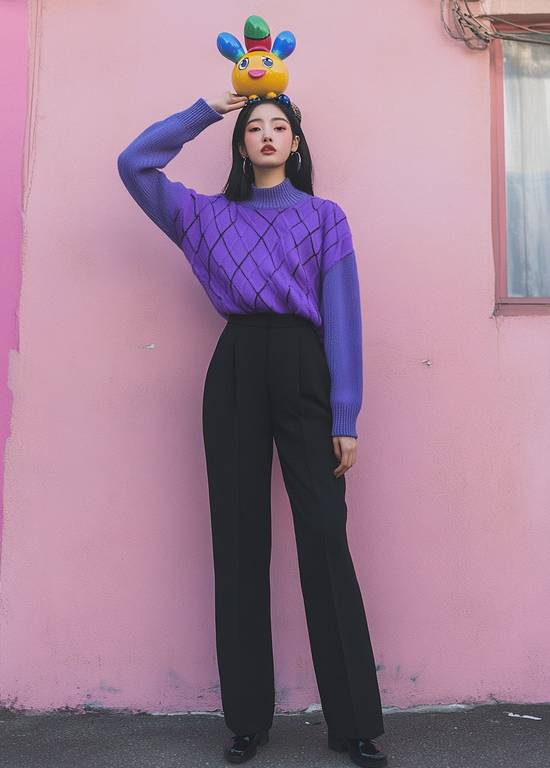 淺紫色上衣配什么顏色褲子好看,淺紫色上衣褲子顏色搭配好看秘訣