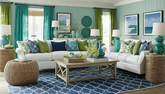 青色配什么顏色好看,2025青色搭配指南:藍綠紫經典組合與時尚配色方案