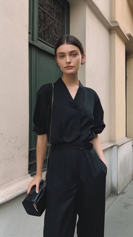 黑色上衣配什么褲子好看,黑色上衣配什么褲子好看?