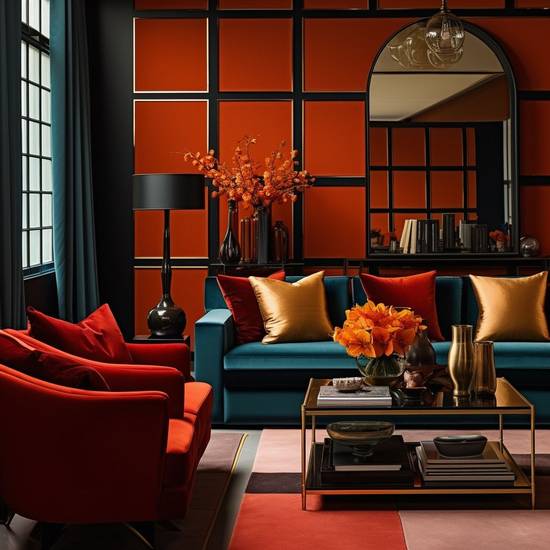 鐵銹紅配什么顏色好看,鐵銹紅最佳配色方案,打造高級溫暖質(zhì)感