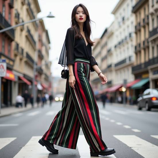 闊腿褲搭配什么鞋子好看，闊腿褲最佳鞋履搭配指南