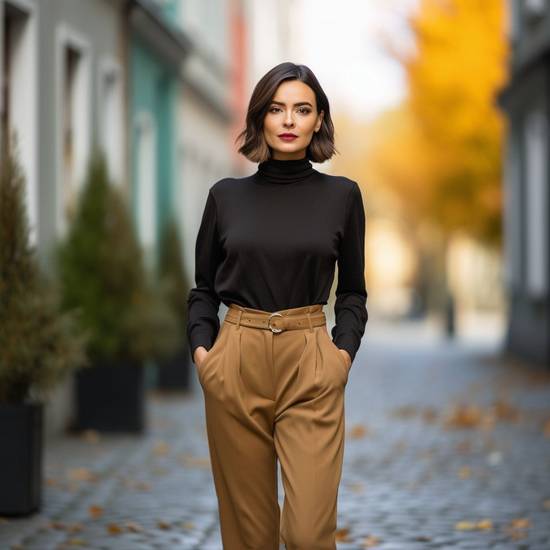 駝色褲子配什么顏色上衣好看，駝色褲子上衣最佳配色指南