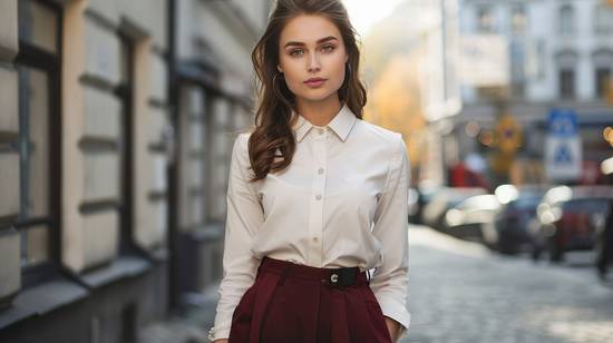 酒紅色裙子配什么顏色上衣,酒紅裙上衣配色指南:經典與時尚之選