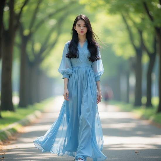 淺藍(lán)色裙子配什么顏色鞋子,淺藍(lán)裙子鞋子顏色搭配指南