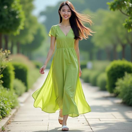 綠色裙子搭配什么顏色上衣,綠色裙子最佳上衣顏色搭配攻略