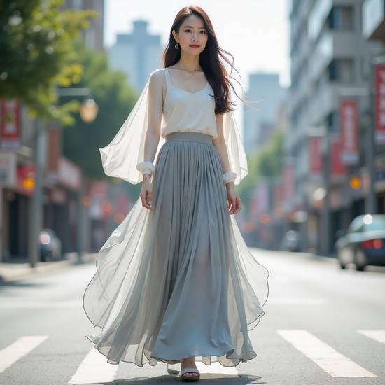 灰色上衣配什么顏色裙子好看,灰上衣配裙色彩指南,解鎖優雅高級穿搭術