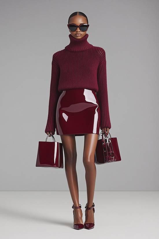 酒紅色裙子配什么顏色鞋子,酒紅色裙子配鞋顏色搭配指南