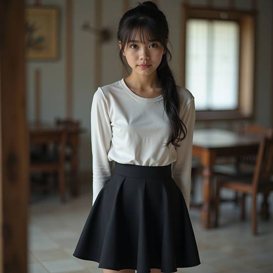 黑色裙子配什么上衣好看，黑色裙子上衣搭配指南