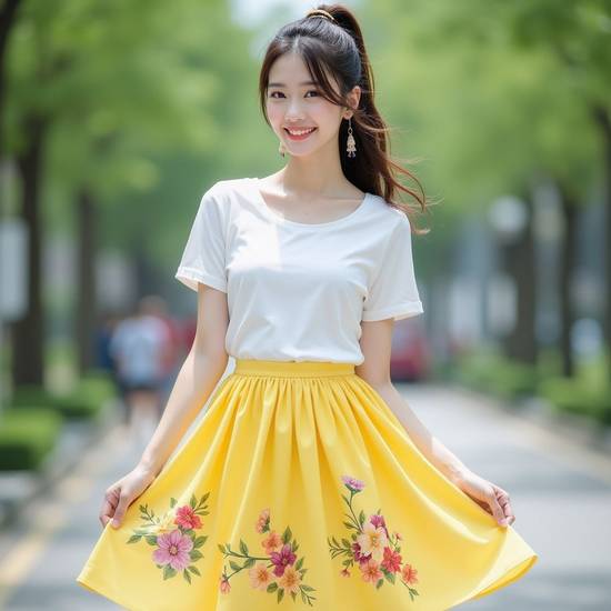 黃裙子搭配什么鞋子好看，黃裙子鞋履搭配秘籍，輕松穿出時尚魅力