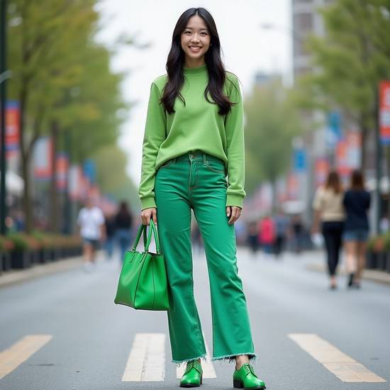 墨綠色褲子配什么顏色上衣,墨綠色褲子最佳搭配上衣顏色推薦