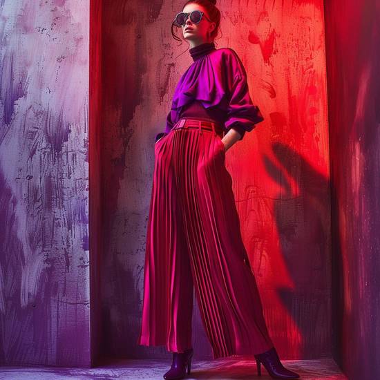 紅色衣服配什么褲子好看，紅色上衣搭配指南：五種褲子色彩穿出時尚感