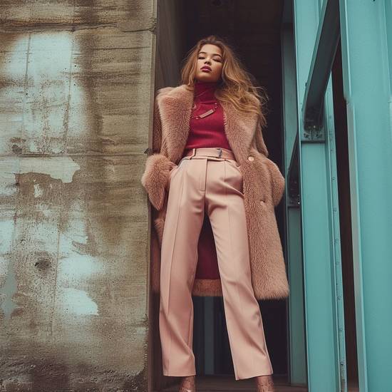 粉色上衣配什么顏色褲子,粉色上衣最佳褲裝配色指南:顯白減齡又時髦