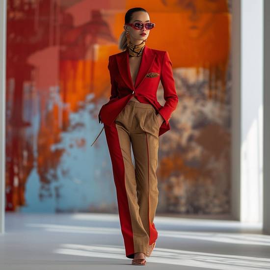 紅色褲子搭配什么顏色上衣，紅色褲子最佳上衣顏色搭配指南