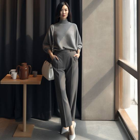 蝙蝠衫配什么褲子好看，蝙蝠衫最佳褲裝搭配，時尚顯瘦兩不誤