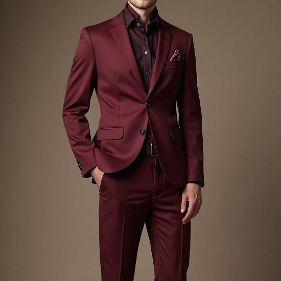 酒紅色上衣配什么顏色褲子，酒紅色上衣褲子顏色搭配精選