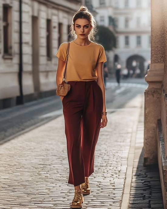 紅色褲子配什么顏色上衣,紅色褲子搭配上衣顏色精選指南