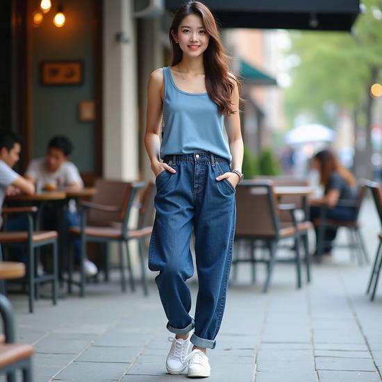 牛仔褲搭配什么衣服好看,牛仔褲最佳搭配服飾推薦