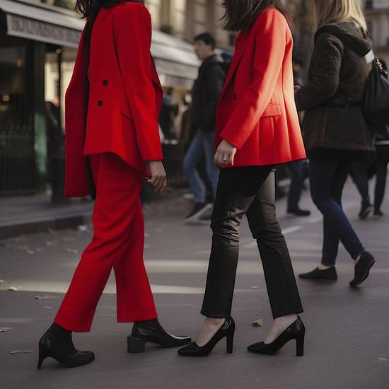 紅色衣服配什么褲子好看,紅色衣服褲子搭配時(shí)髦方案